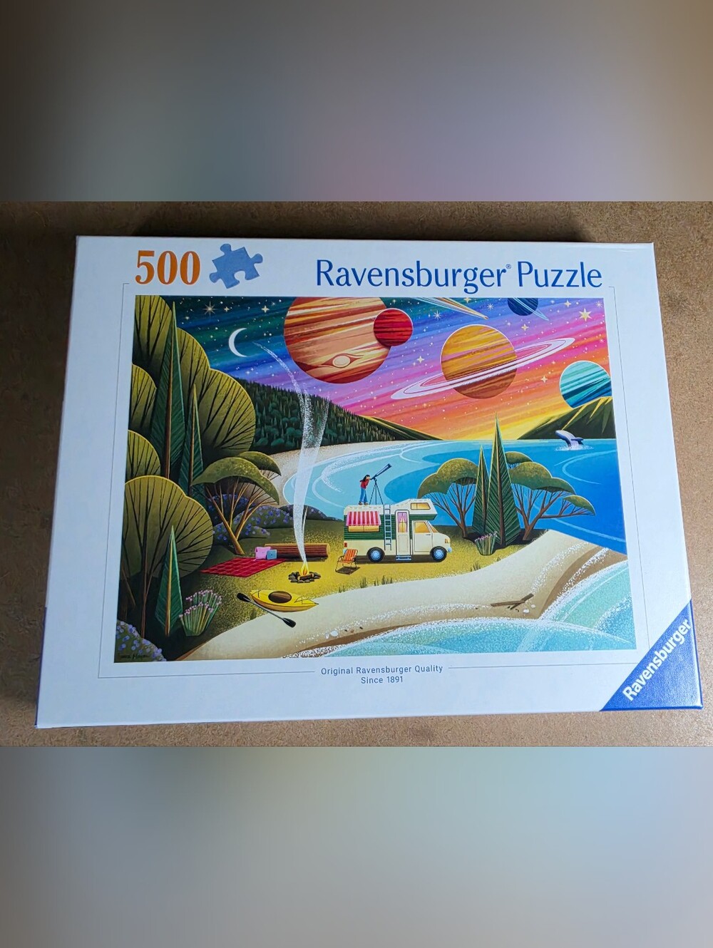 500 pieces Ravensburger Camp Sight puzzle